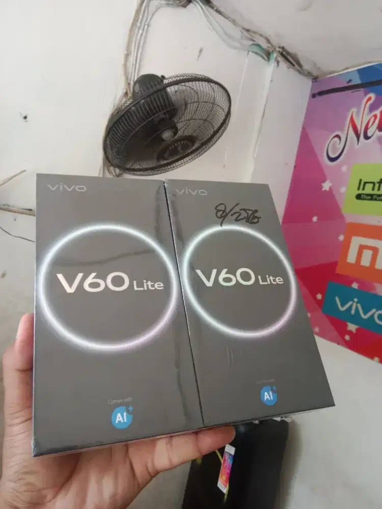 New vivo v60 lite ram8/256 garansi resmi 1 tahun