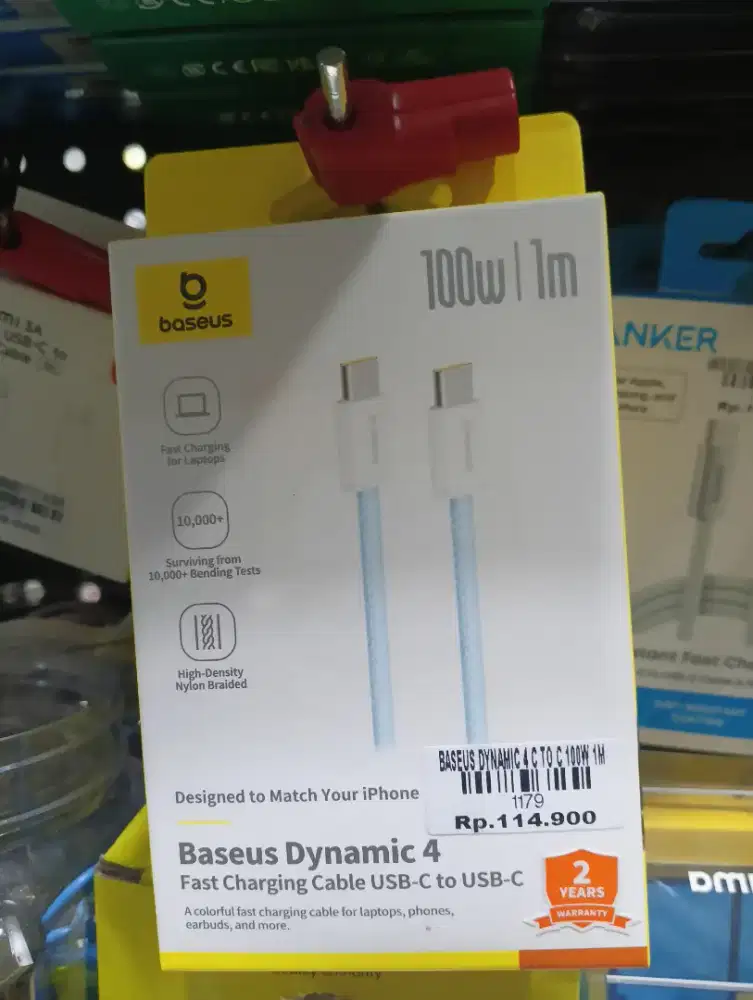 BASEUS DYNAMIC 4 C TO C 100W 1M | ATLANTIS DAHSYAT