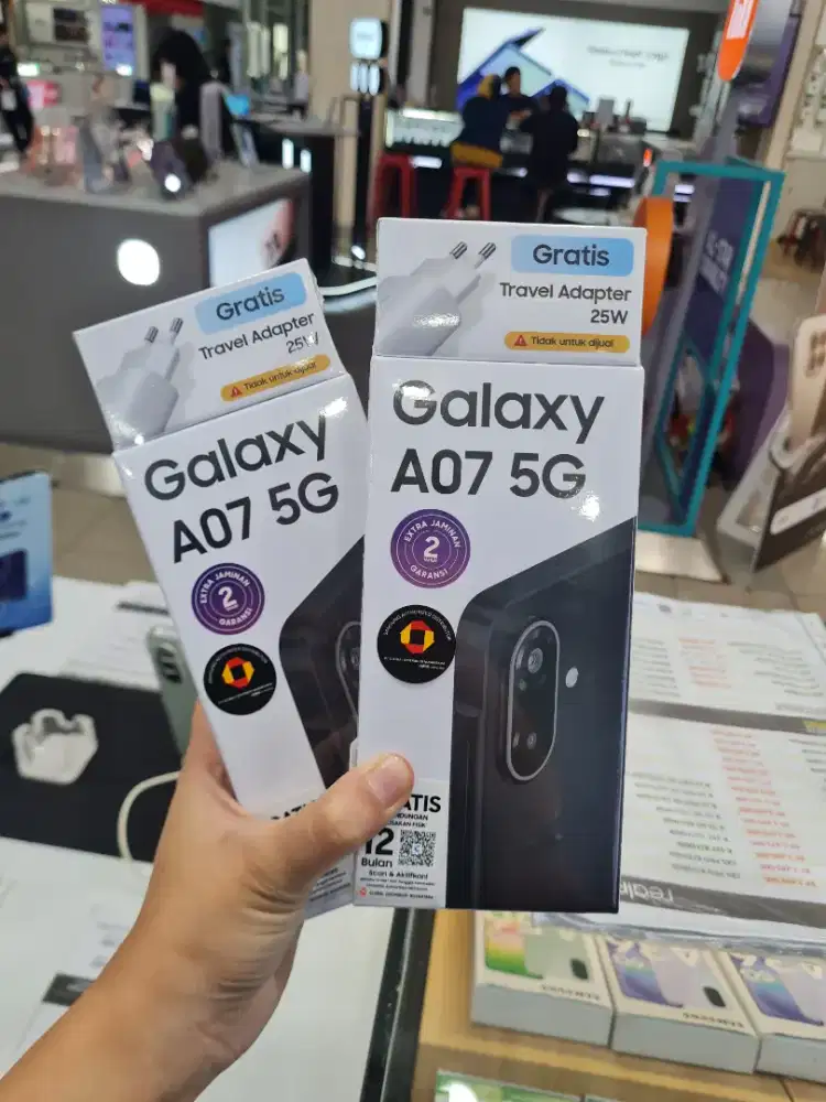 NEW GALAXY A07 5G 6/128 FREE ADAPTER + CLEAR CASE + HYDROGEL CLEAR‼️