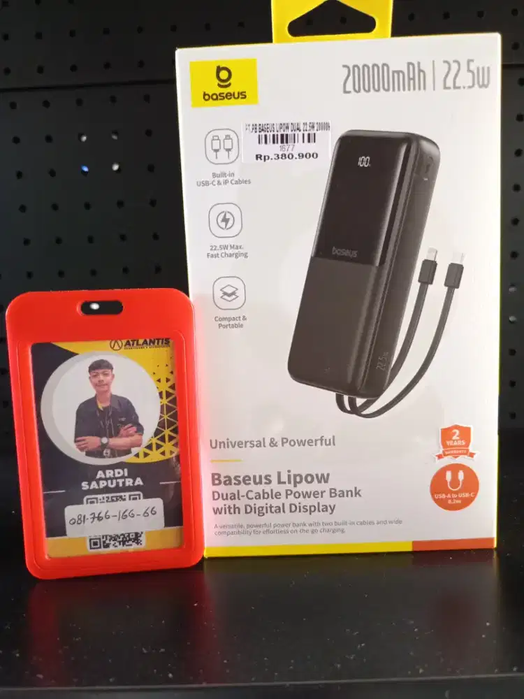 PB BASEUS LIPOW DUAL 22,5W 20000MAH