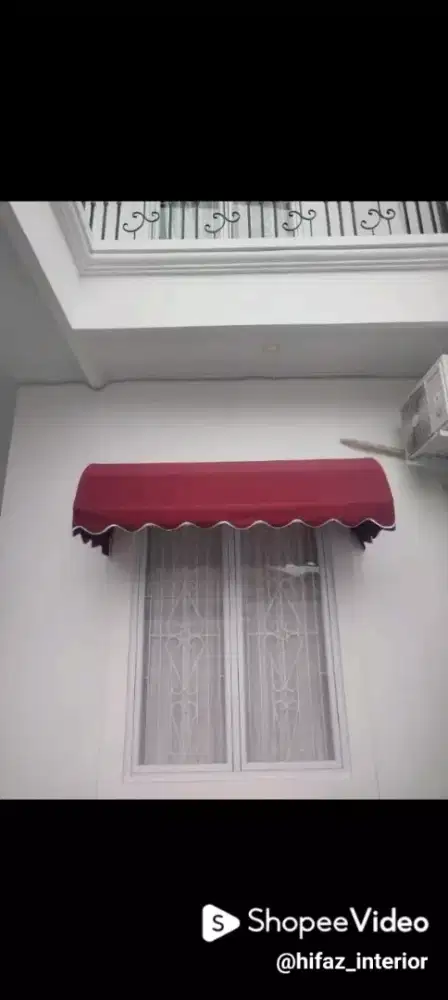 Jasa pemasangan kanopi kain awning belasi