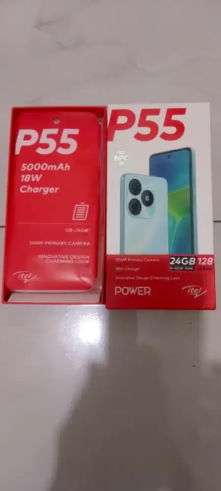 Itel P55 NFC 8+8/128 fullset ori