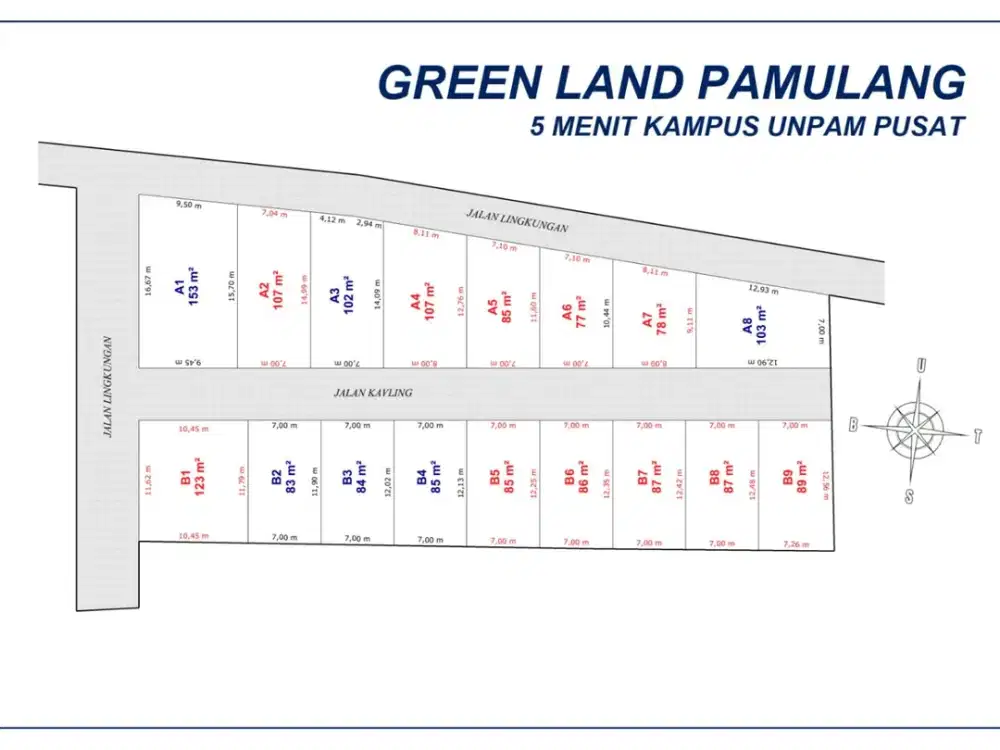 Kavling Exclusive Pamulang, Strategis 5 Menit UNPAM Pusat