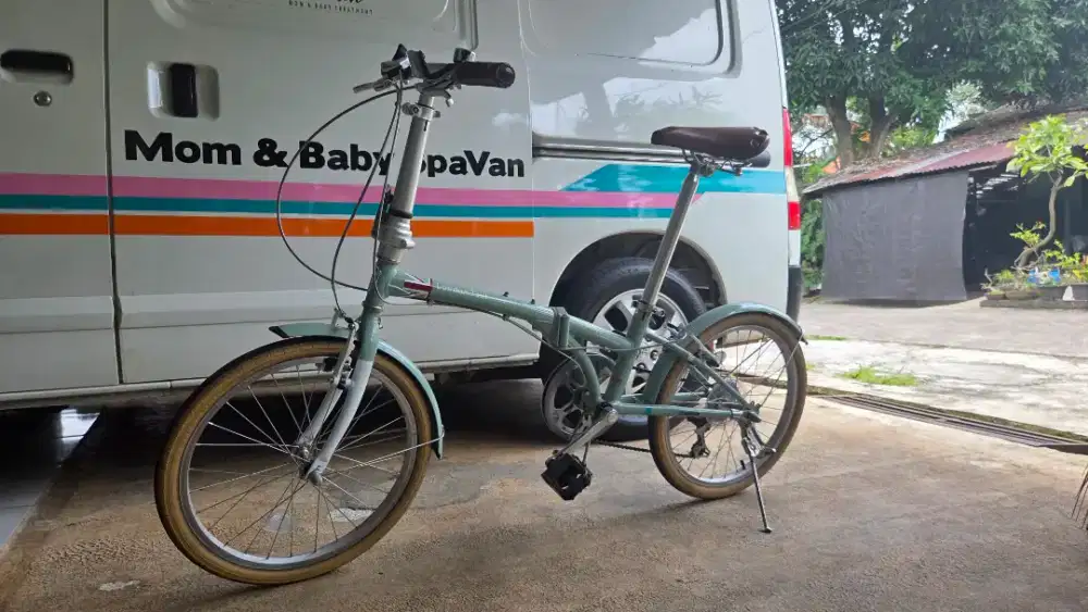 DIJUAL SEPEDA LIPAT 20 LONDON TAXI WARNA JADE