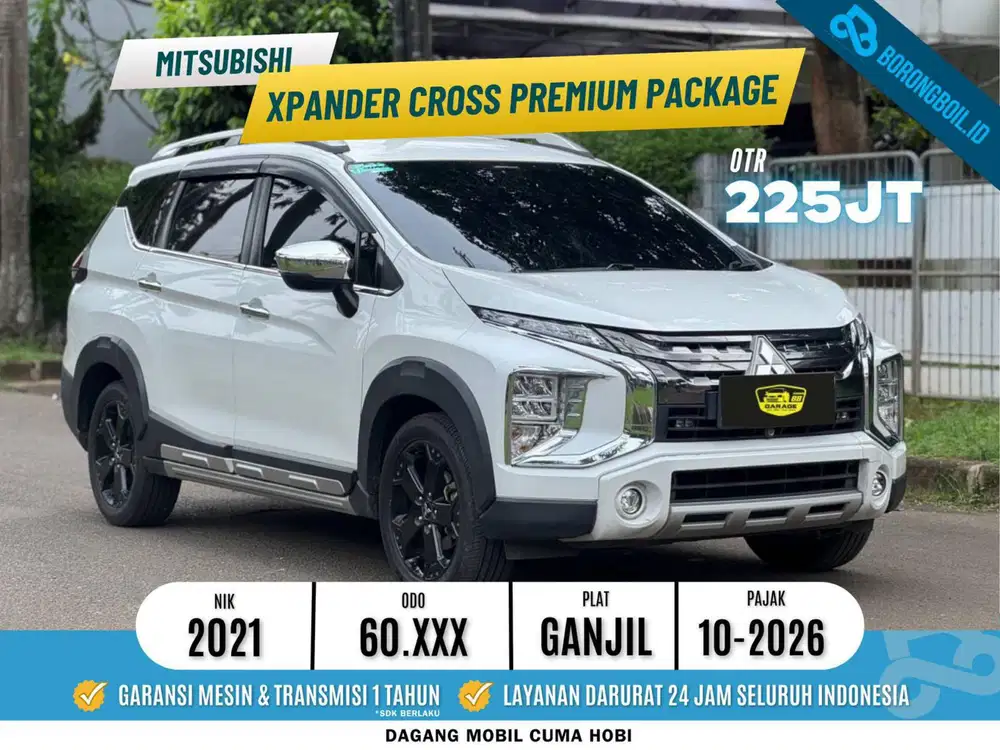 Mitsubishi Xpander Cross Premium Package AT 2021 Putih Metalik veloz q