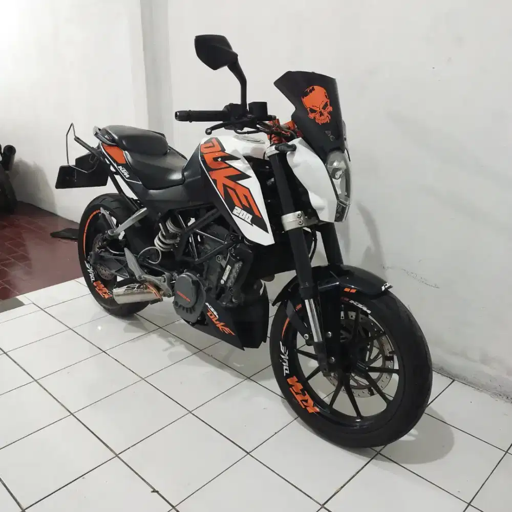 KTM Duke 200Cc 2017 Orisinil Gress Bagus