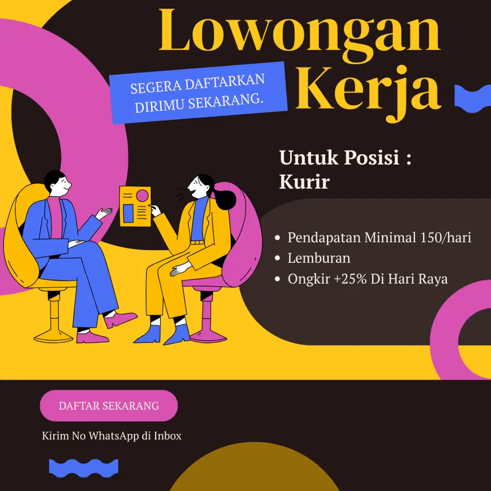 Lowongan kerja / Kurir / Chinese Food Delivery