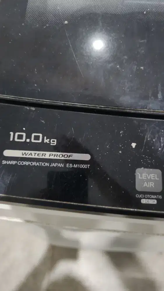 Di jual cpt mesin cuci sharp 1 tabung 10kg