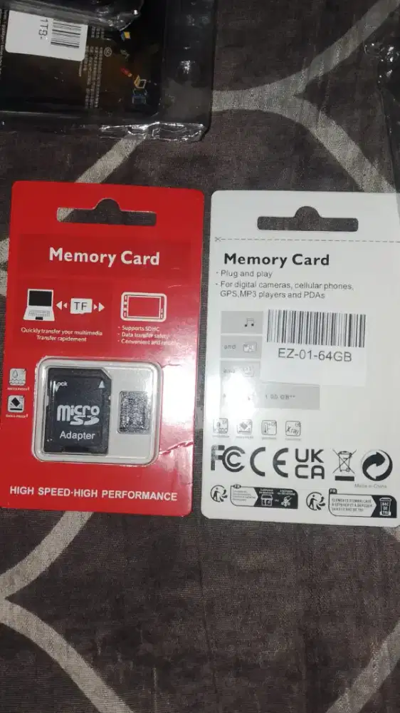 SD card 32GB. 64.GB. 128GB. 512GB. 1TB