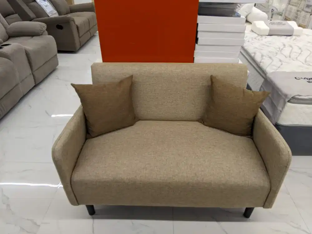 Sofa 2 seater Brown