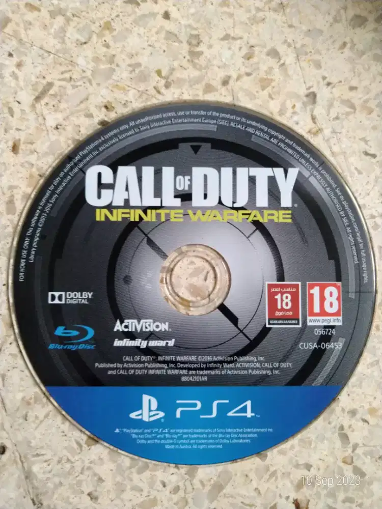 Disk gameplay PS4 Call of Duty Infinity Warfare