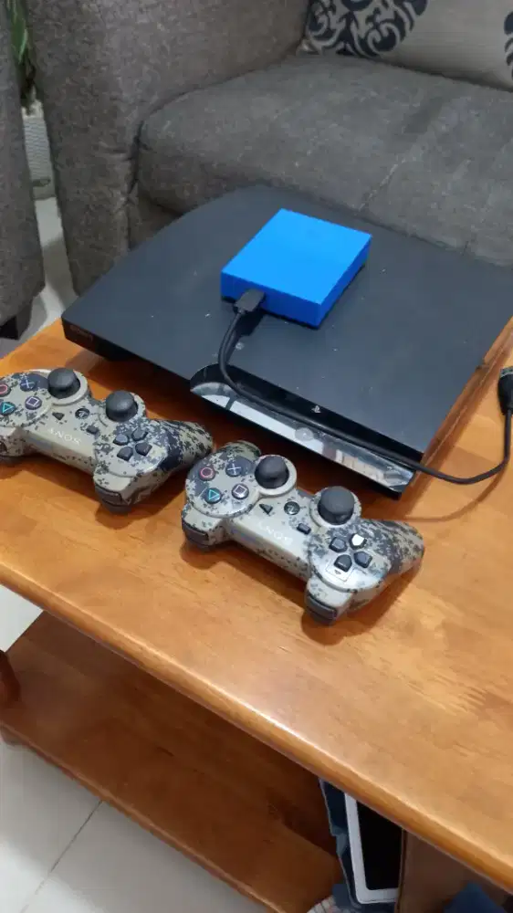 Ps3 slim seri 25xx Hdd internal 250 Gb + Hdd external 2Tb