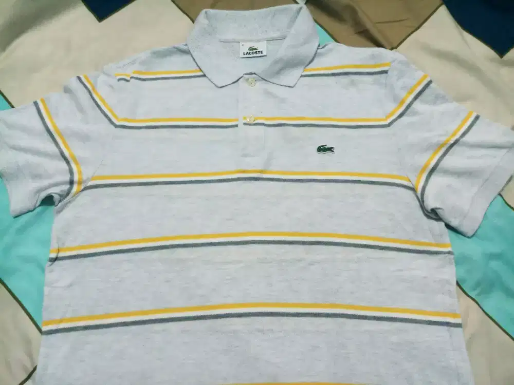 LACOSTE Polo Shirt Ori Likenew Hermes Gucci Lv Bally Louis Vuitton Bmw