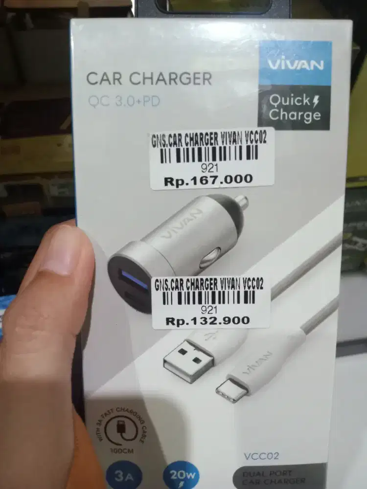 CAR CHARGER VIVAN VCC02| ATLANTIS DAHSYAT