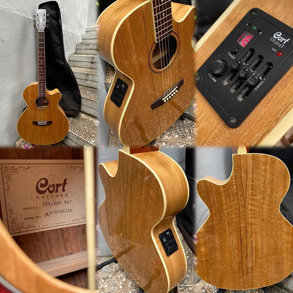 GITAR BEKAS CORT SFX-DAO NAT ACOUSTIC ELECTRIC ORIGINAL