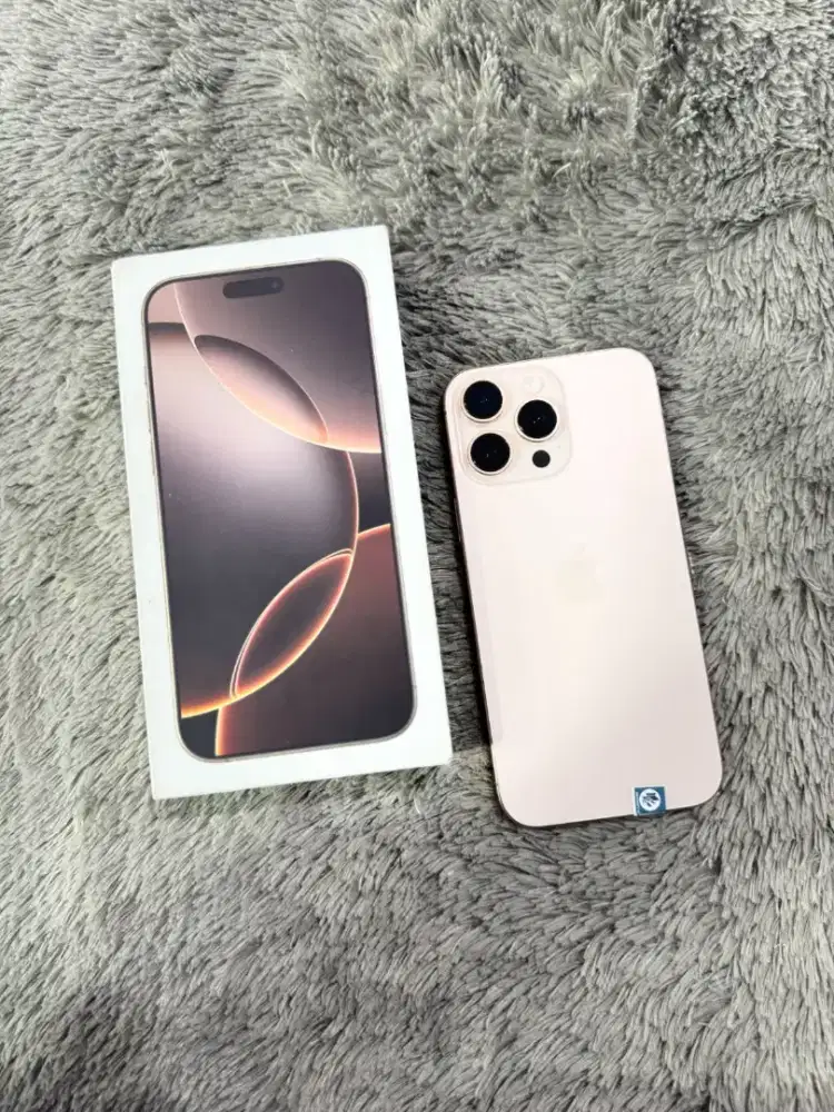 IPHONE 16 PRO MAX 256GB SECOND RESMI INDONESIA FULLSET