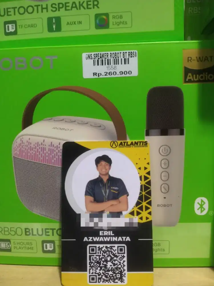 GNS.SPEAKER ROBOT BT RB50 l ATLANTIS DAHSYAT