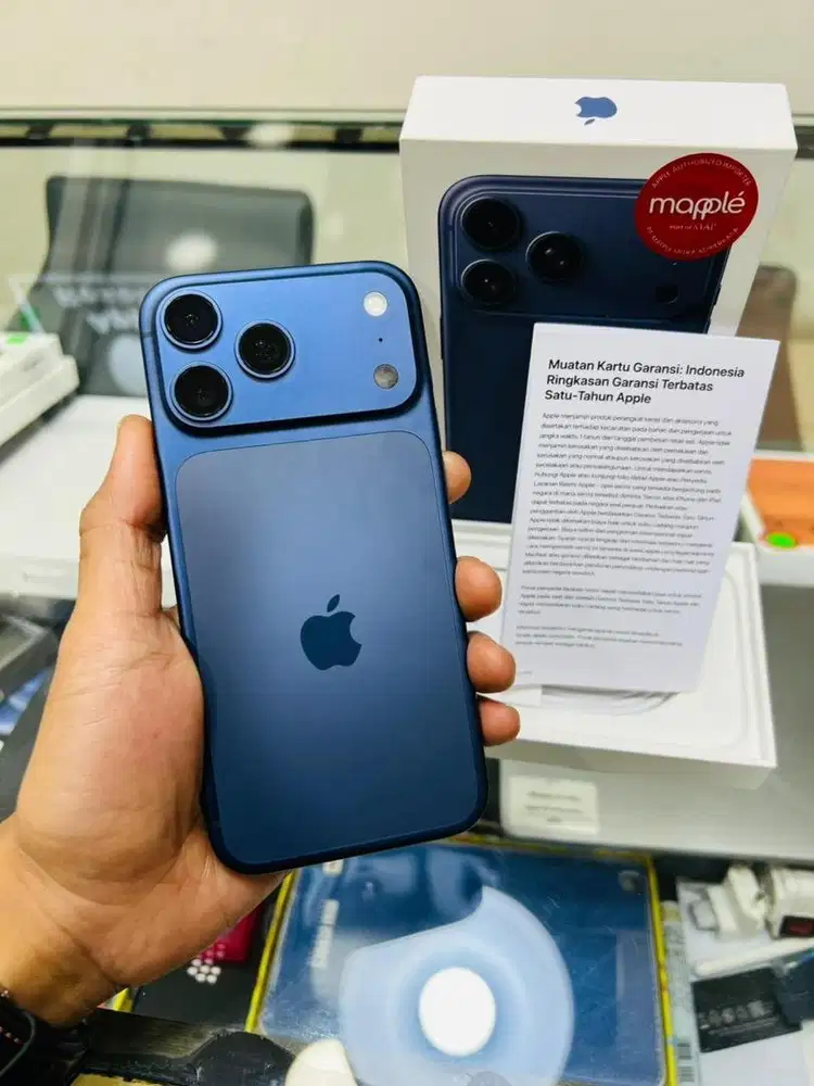 Iphone 17 pro max 256gb deep blue garansi resmi