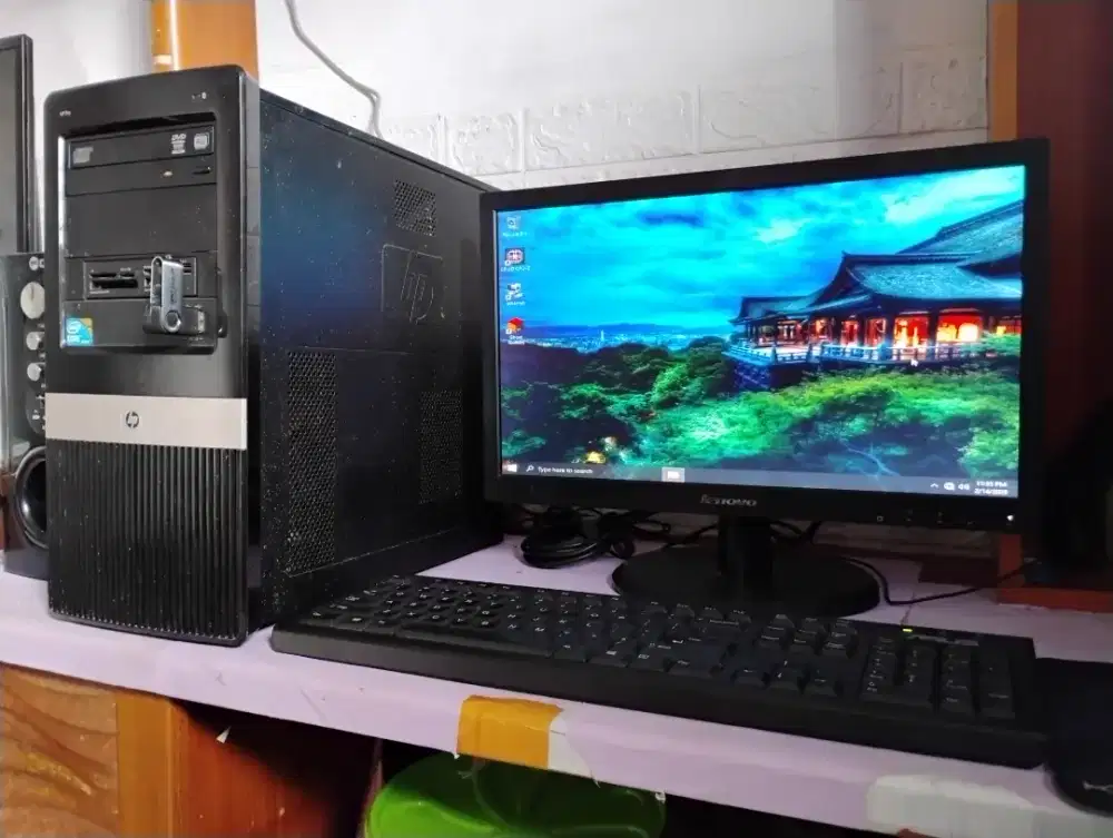 Pc editing intel core i7 + ram 8gb + vga nvidia + monitor 19inch HP