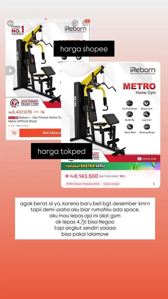 home gym / alay gym i reborn metro