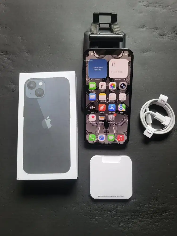 Iphone 13 128gb black inter fullset mulus all operator no minus