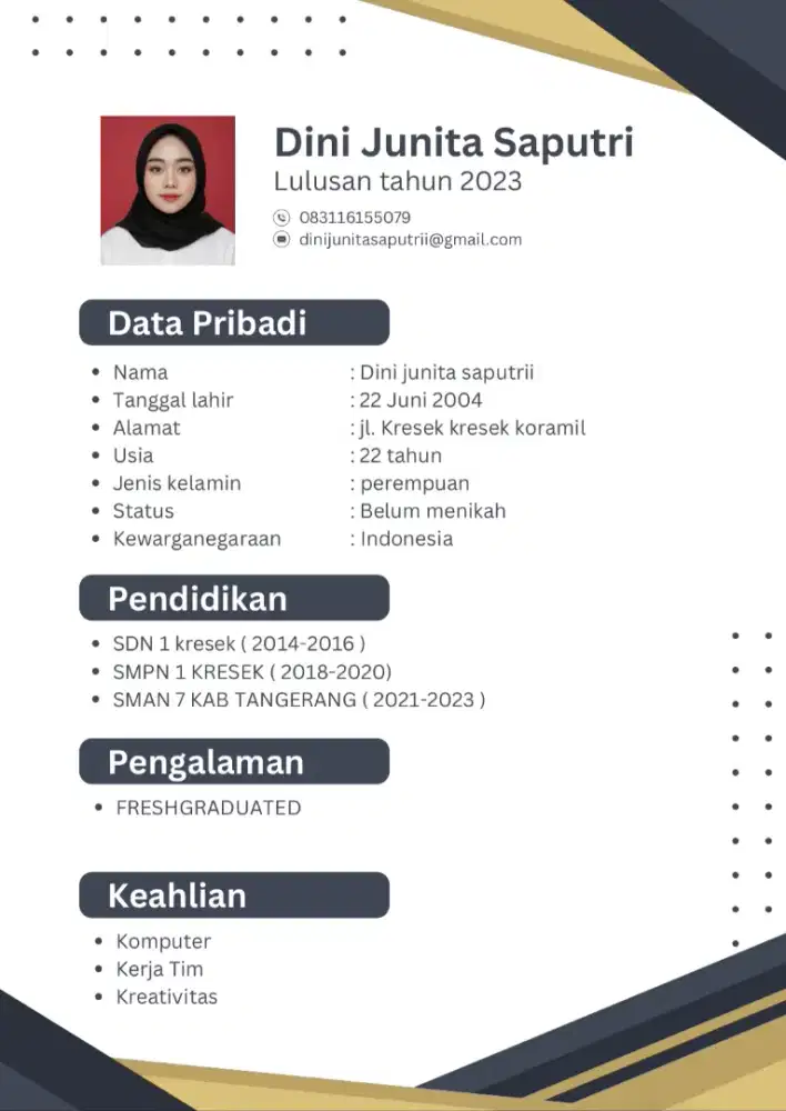 Cari loker freelance admin olshop WFH