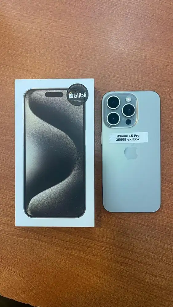 Second iPhone 15 Pro 256GB Natural Ex iBox
