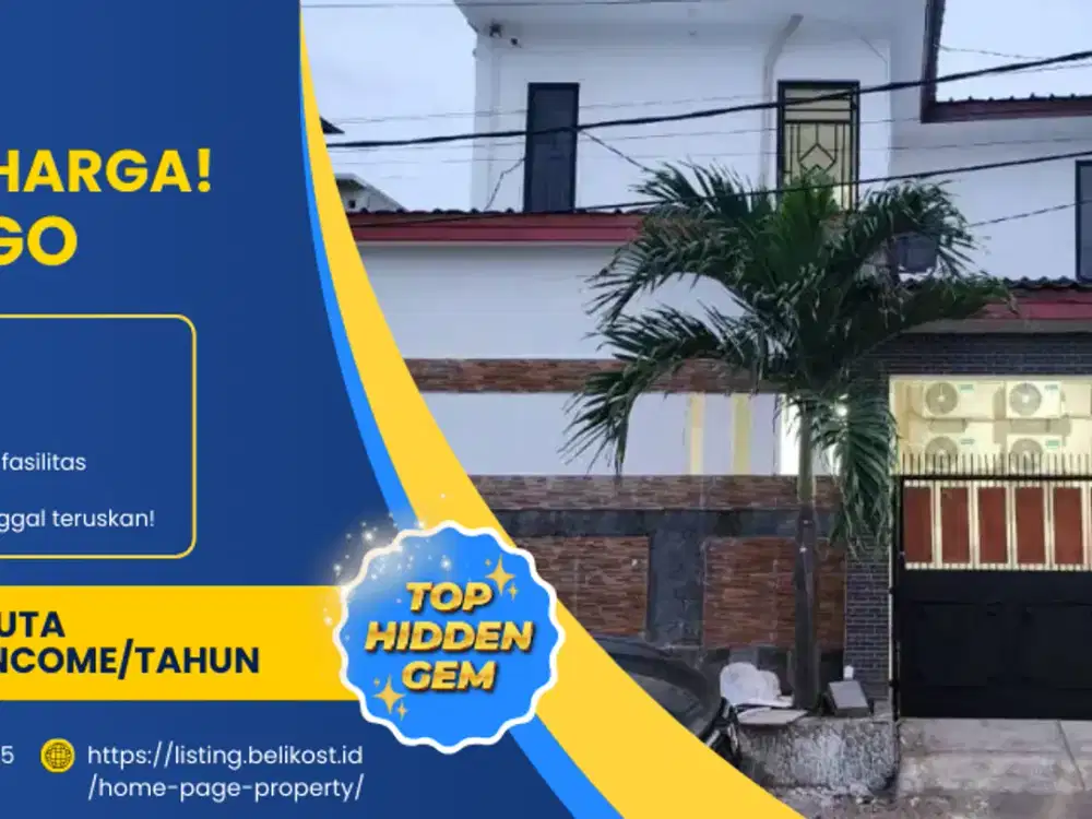 Jual Kos-Kosan JABABEKA Terisi Full Income 500jt/tahun