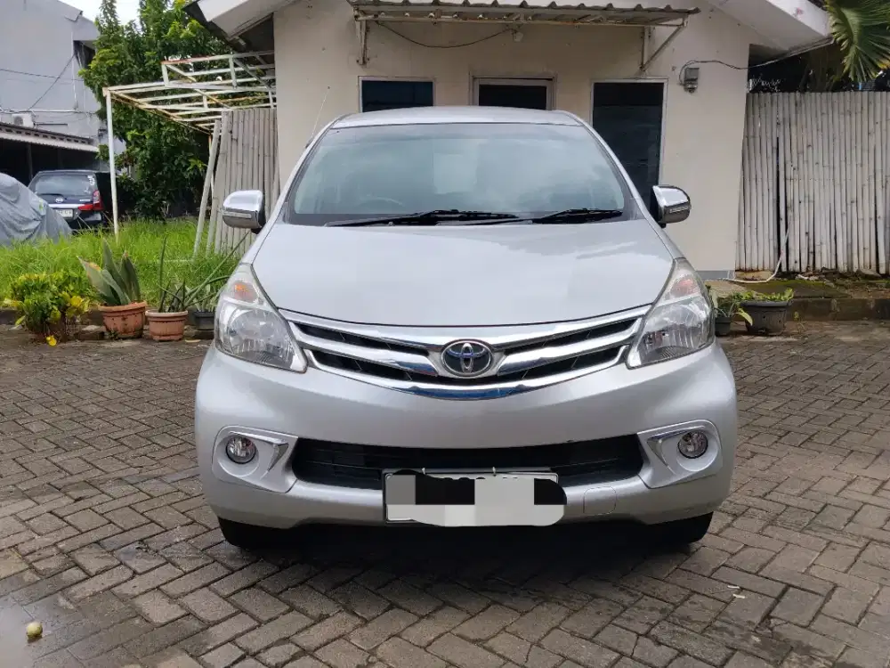 Toyota avanza G 2013 manua warna silver