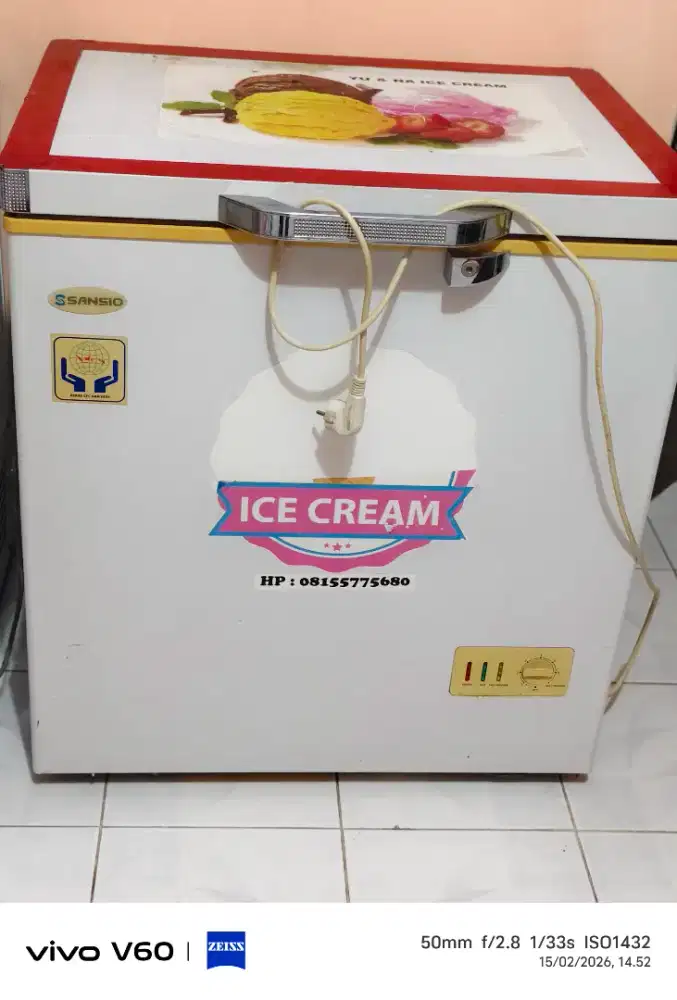 Dijual freezer merk sansio