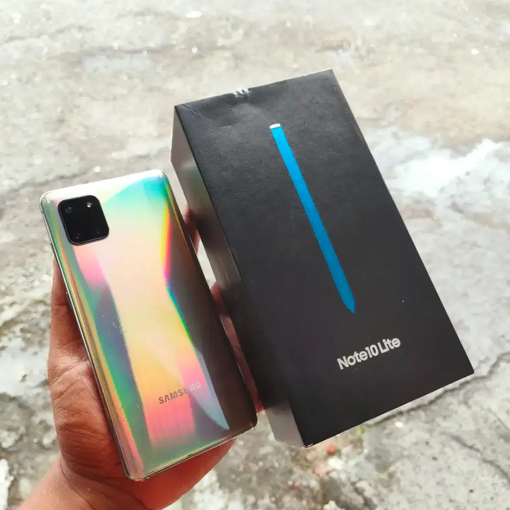 Samsung Not 10 Lite 8/128 Lengkap