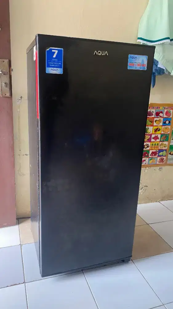 Kulkas AQUA 1 Pintu Second Mulus Tipe AQR-D191