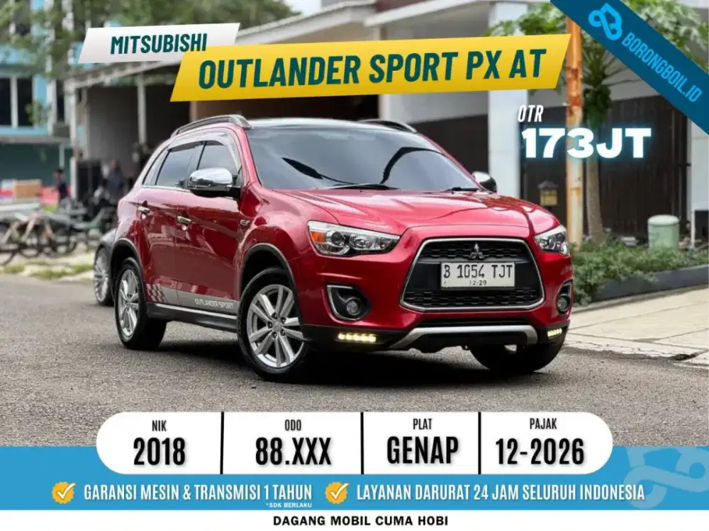 Mitsubishi Outlander Sport PX AT 2018 Merah