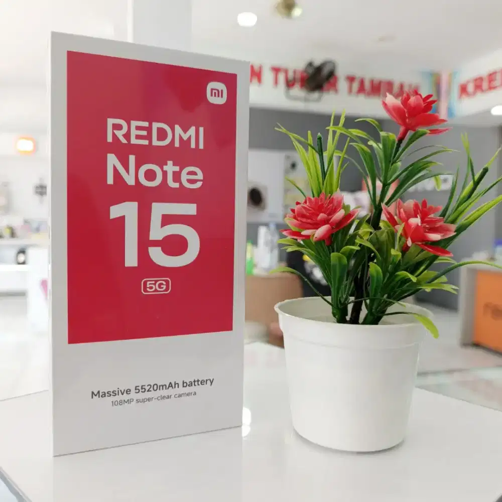 REDMI NOTE 15 5G 12/512 ORI SEGEL GARANSI RESMI