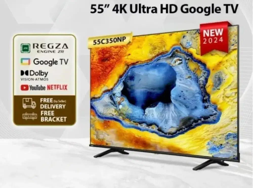 Ready TV Toshiba 65in GoogleTV promo cicilan bunga 0% d AtlantaMataram