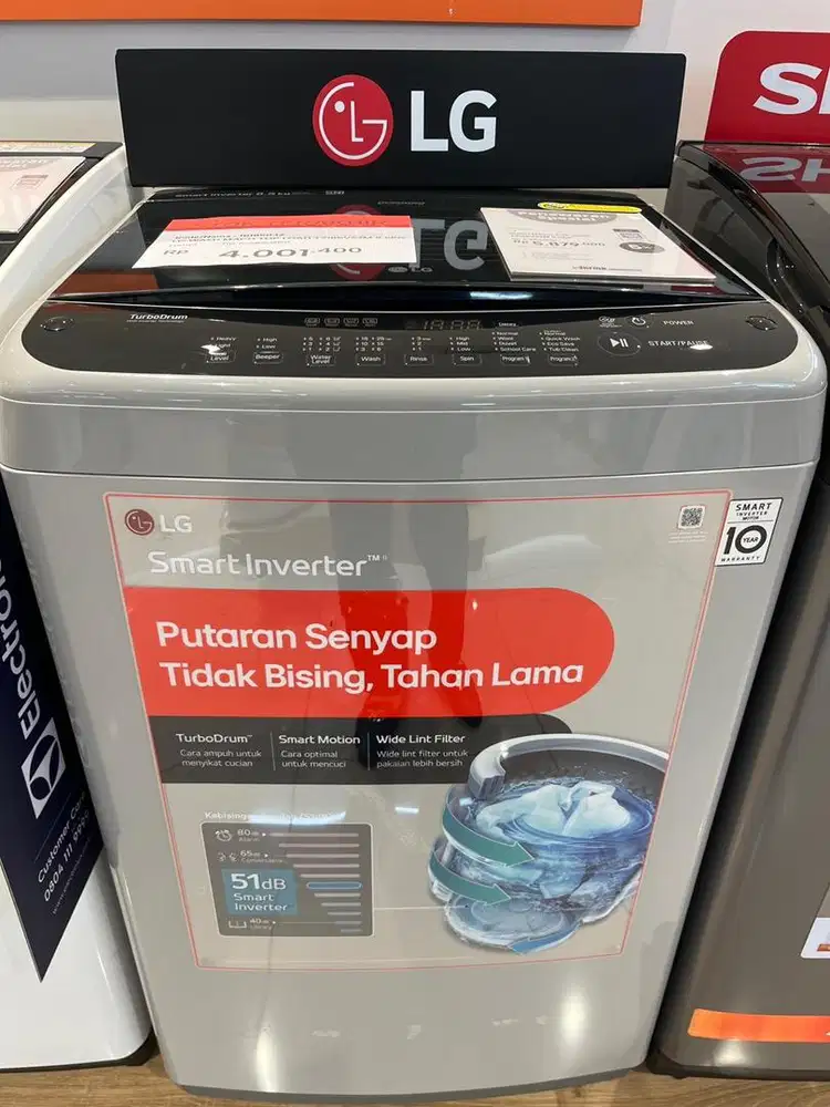 CLEARANCE SALE MESIN CUCI LG 8.5KG