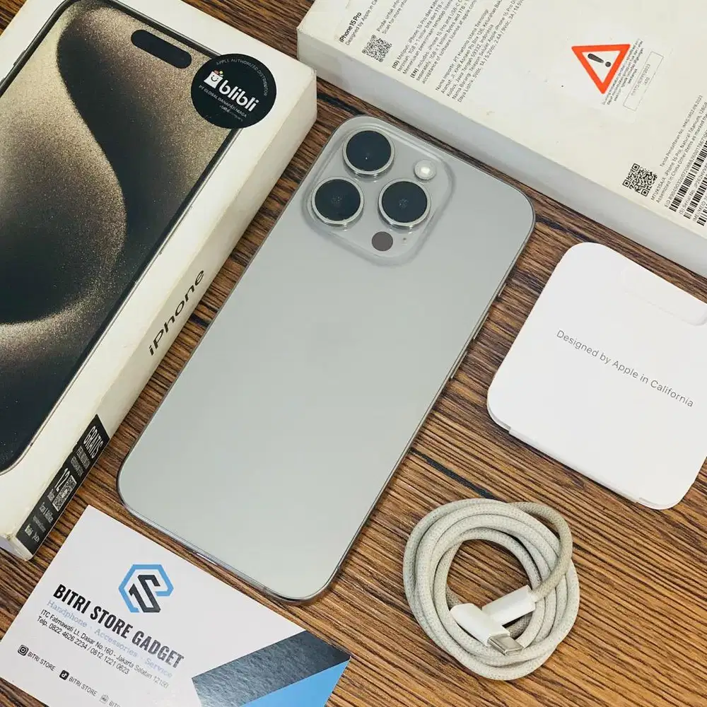 iPHONE 15PRO 128GB NATURAL | iBOX | FULLSET ORIGINAL