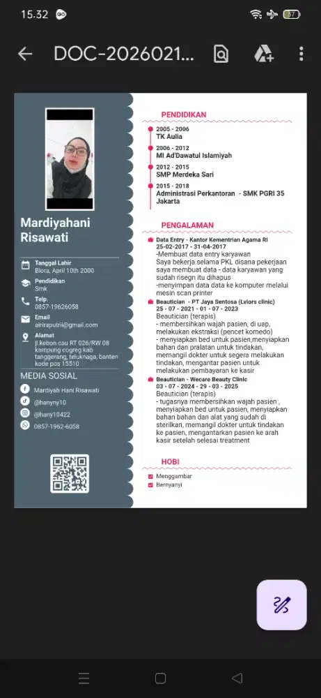 Mencari pekerjaan beautician clinic