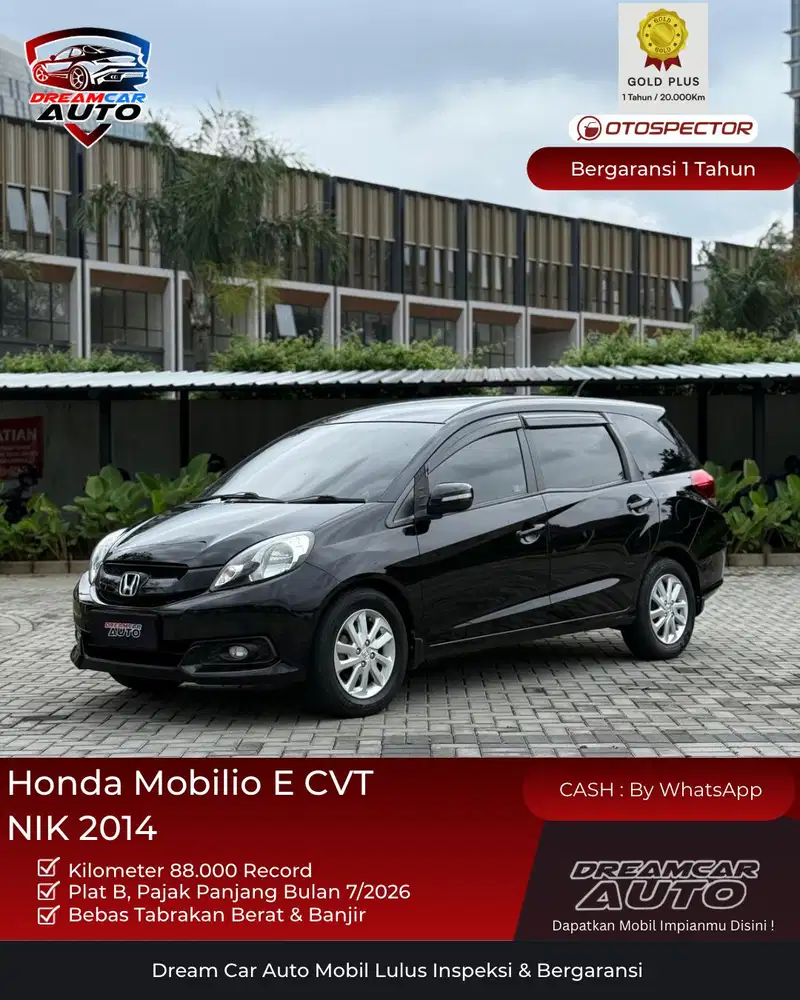 [KM88RB] Honda Mobilio E CVT NIK 2014