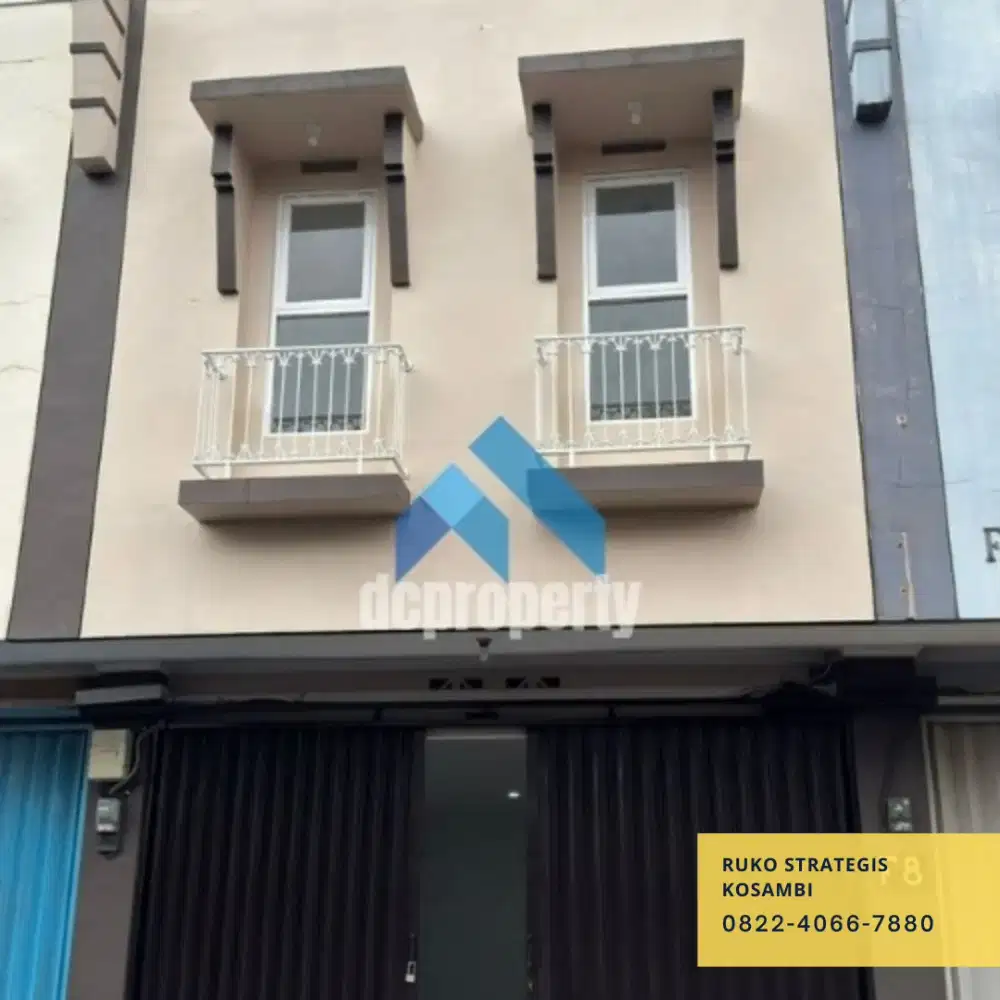 Dijual Murah Ruko.kosambi jl Sunda
