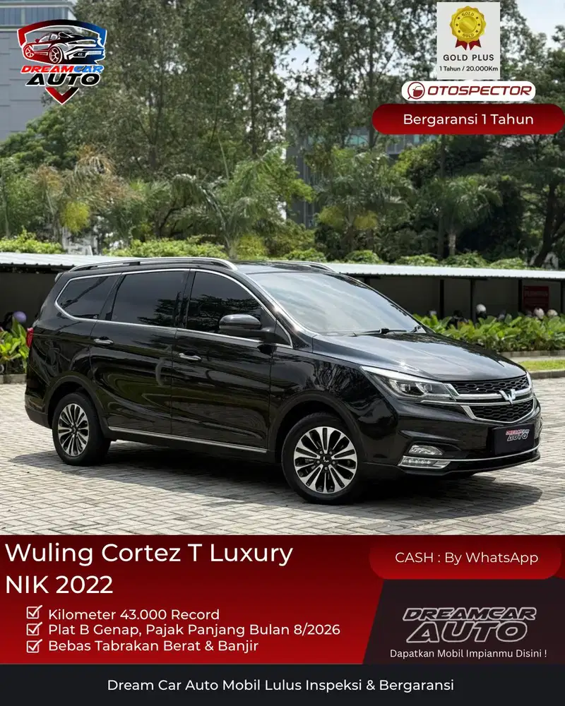 [KM43RB] Wuling Cortez T Luxury Nik 2022