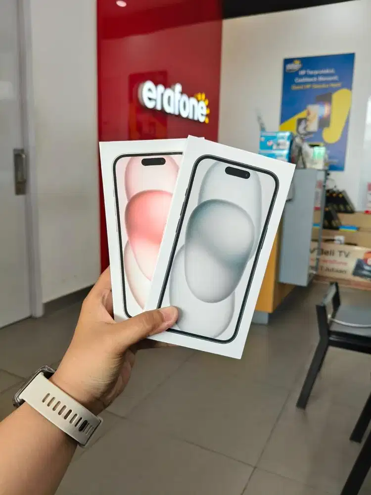 IPHONE 15 ( NEW ) 128 GB GARANSI RESMI IBOX