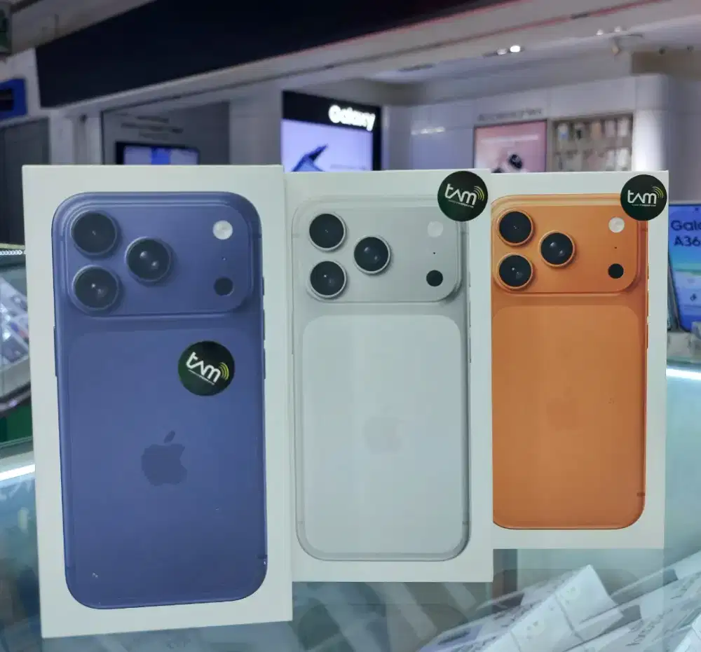 READY IPHONE 17 PRO BARU MASIH SEGEL IBOX