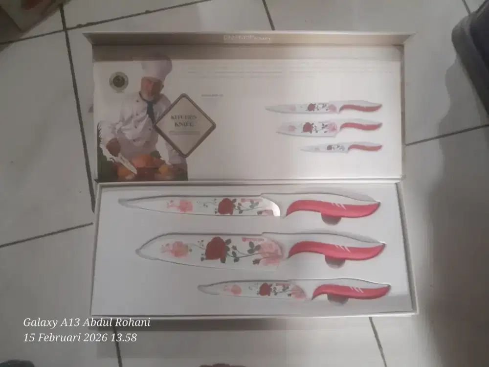 Medenalux Diamond Kitchen Knife Baru