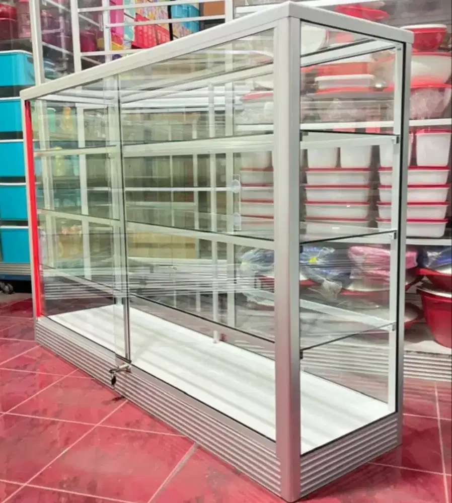 Di Jual Etalase Panjang 1,5Mx1M Siap Kirim