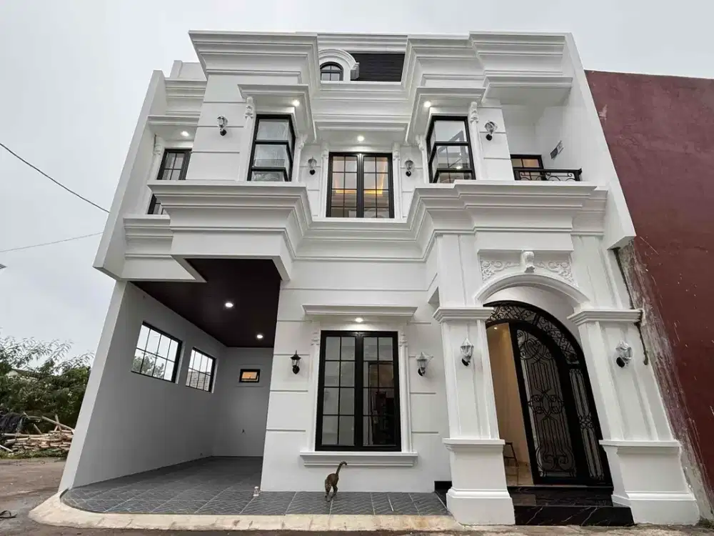 Hunian Modern Classic Siap Huni Posisi di Hook, Beji Depok. Nempel Jaksel