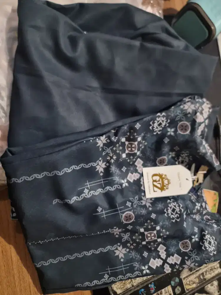 (GWENZA)One set Rok Indira setelan Motif