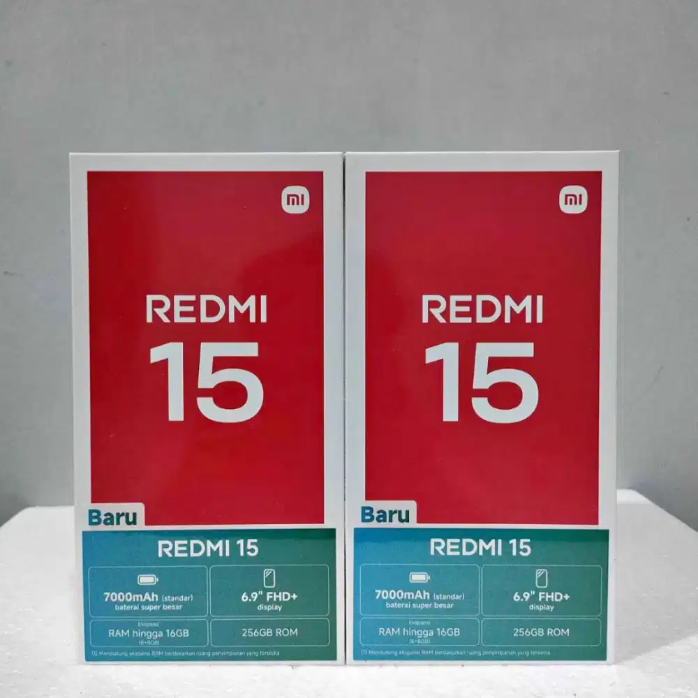 PROMO REDMI 15 NEW SEGEL GARANSI RESMI