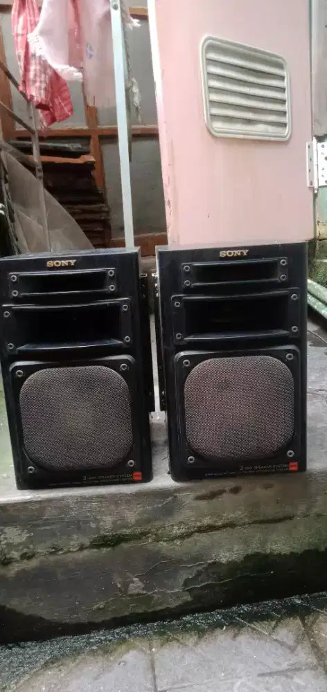 Speaker compo merek sony vintage