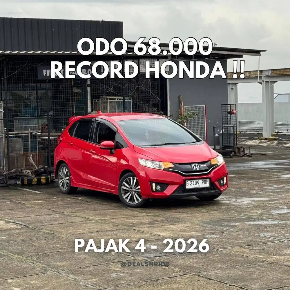 KM 68.000 ANTIKK !! HONDA JAZZ RS GK5 CVT 2015 SUPER MULUS SIAP PAKAI